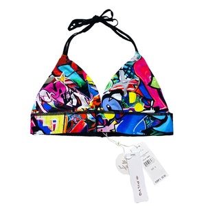 Pilyq Playa NWT Reversible Halter Swim Top Small